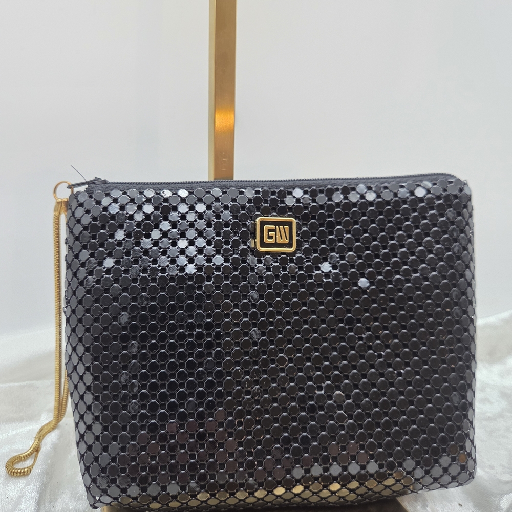 Black GW Evening Clutch Bag